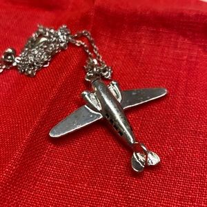 Airplane Necklace